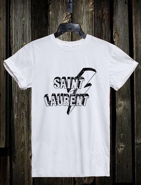 ysl lightning t shirt|Saint Laurent.